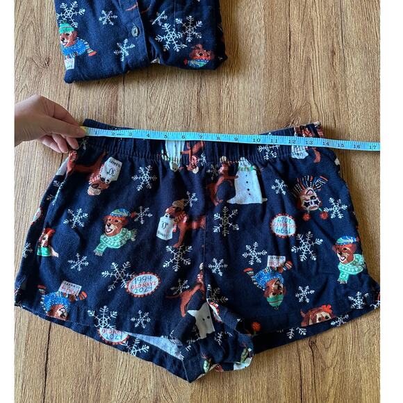 Old Navy Holiday Doggy Patterned Pajama Set Size Small - Picture 5 of 8